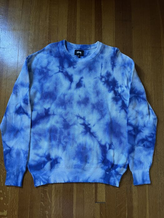 Stussy tie dye sweater hot sale