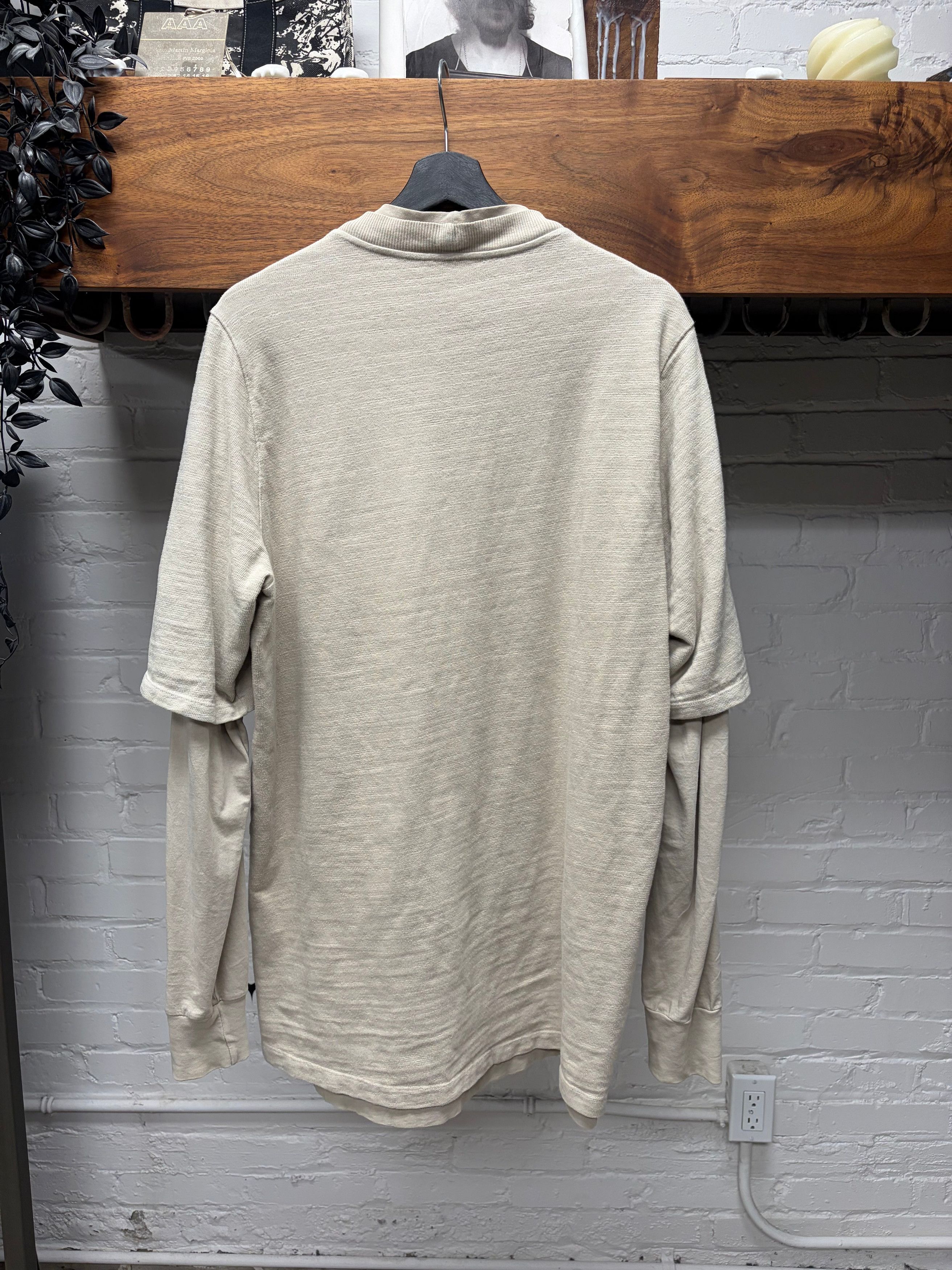 Rick Owens Rick Owens ‘Hustler’ Pearl Double Layered Long Sleeve Shirt Size US S / EU 44-46 / 1 - 4 Thumbnail