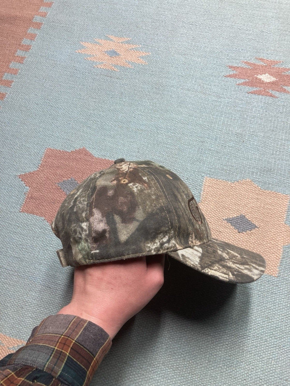 Realtree × Vintage Vtg Strapback hat camo Kerr pump and supply realtree Size ONE SIZE - 7 Thumbnail