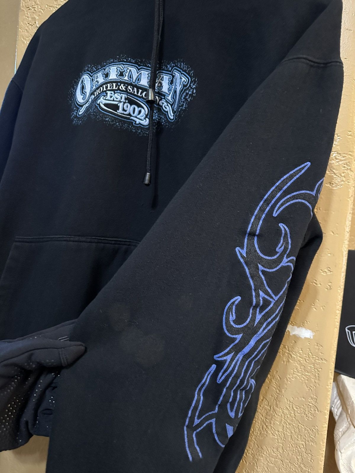 West Coast Choppers 📌 vintage Oatman Hotel & Saloon Skeleton Hoodie Size US S / EU 44-46 / 1 - 8 Thumbnail