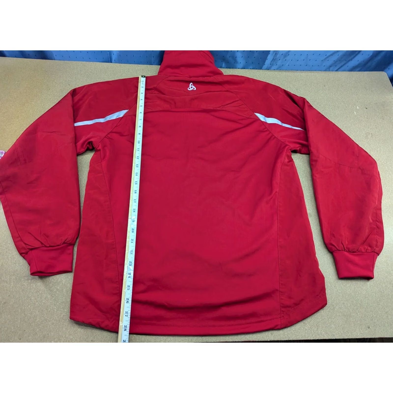 Odlo ODLO Mens Ski Jacket Size M Cross Country Red Sport Full Zip Size US M / EU 48-50 / 2 - 5 Thumbnail