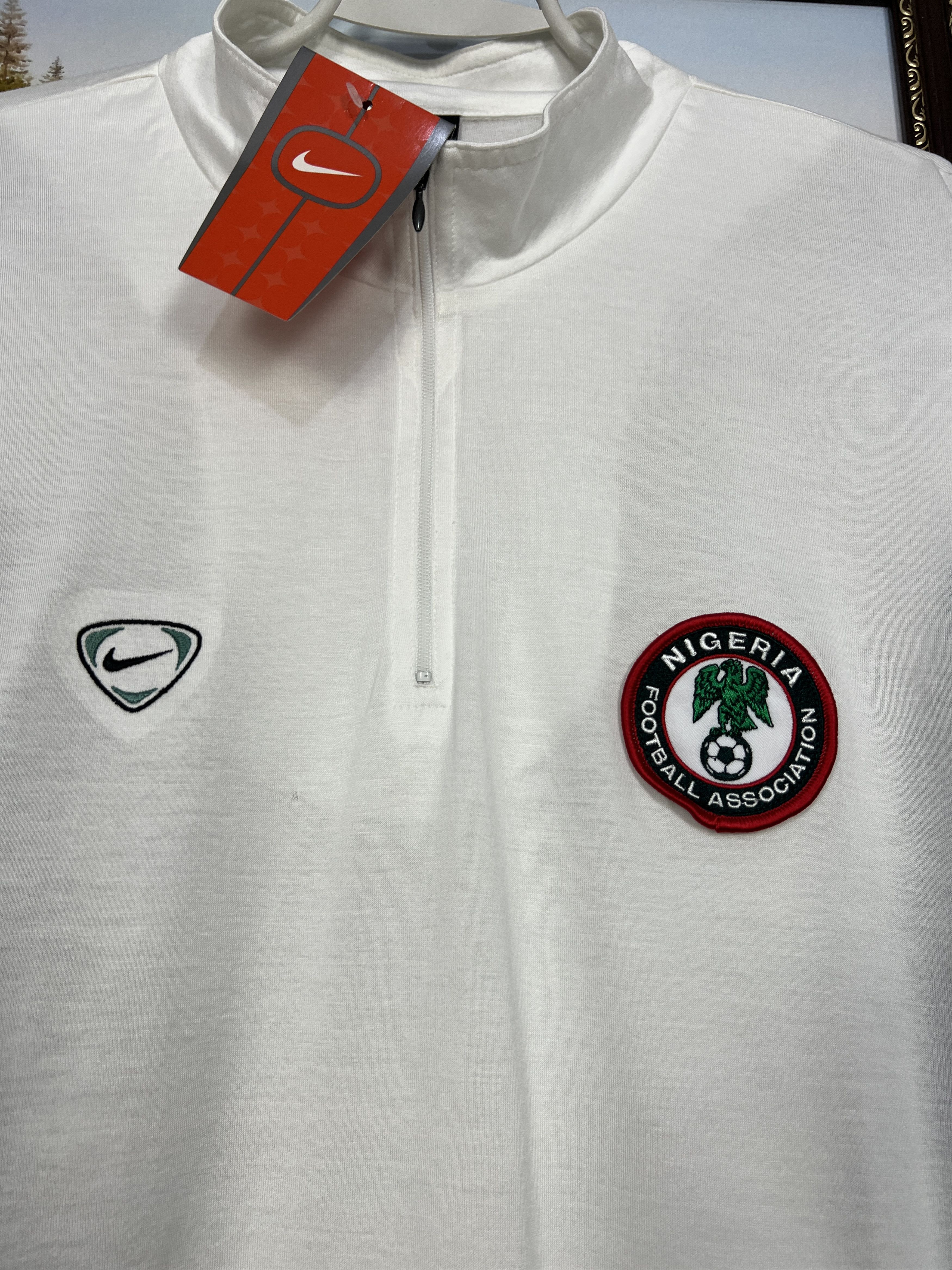 Nike Vintage 90's Nike Nigeria Football Shirt Long Sleeve Size US XL / EU 56 / 4 - 3 Thumbnail
