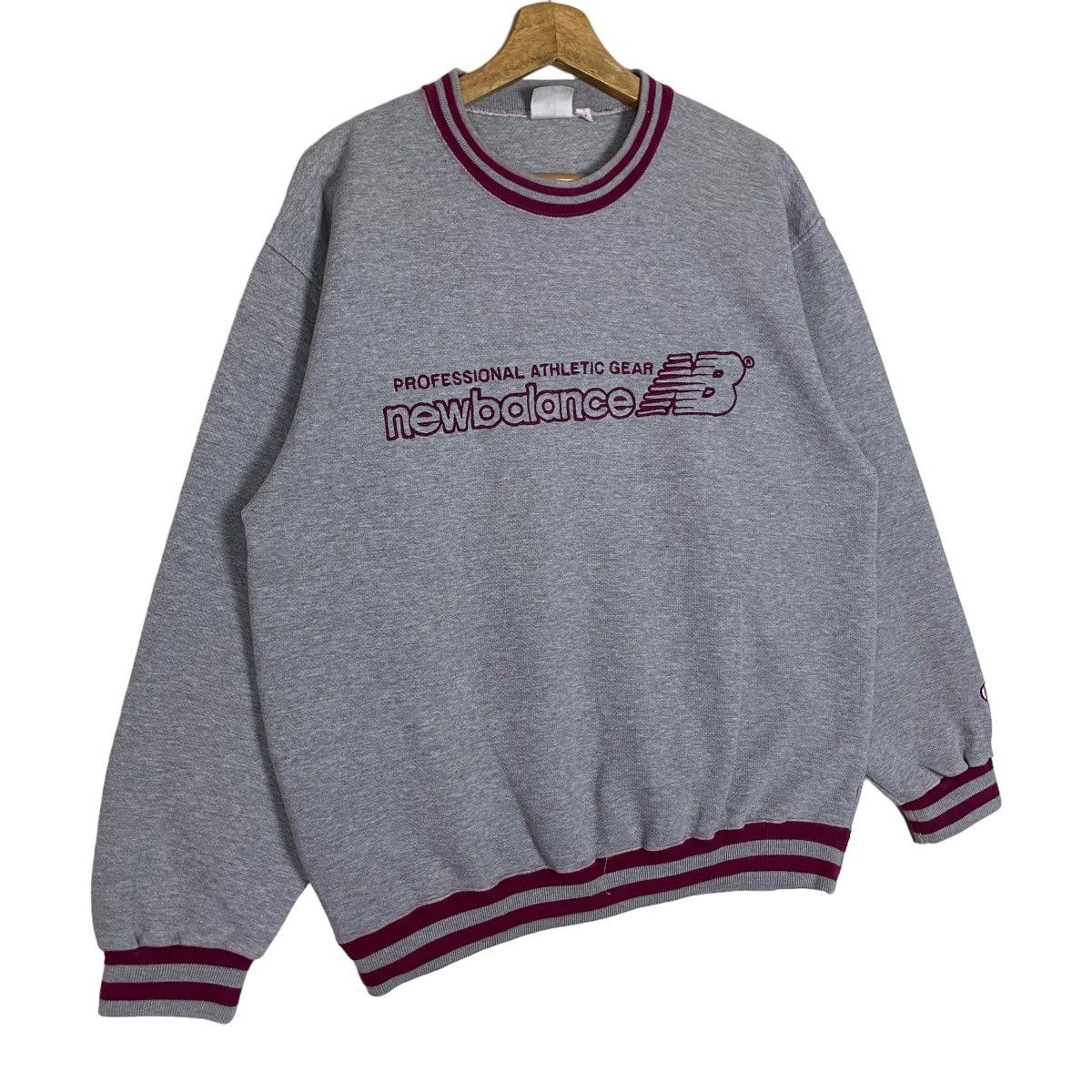 New Balance Vintage New Balance Spell Out Pullover Jumper Sweatshirt Size US M / EU 48-50 / 2 - 4 Thumbnail