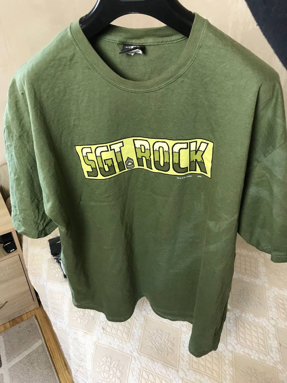 DC Comics 🔥 Sgt. Rock DC Comics Vintage T Shirt Movie Cartoon Size US XXL / EU 58 / 5 - 7 Thumbnail