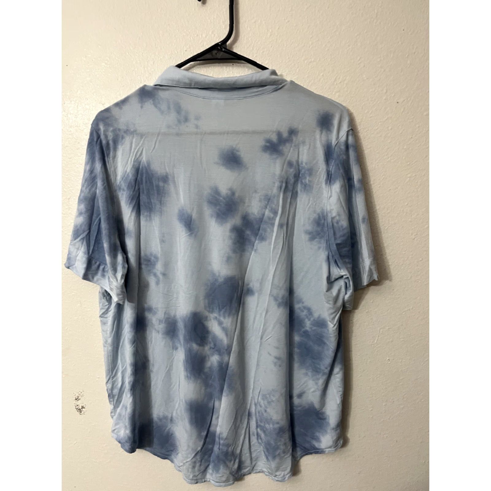 Victoria's Secret VINTAGE Victoria's Secret Shirt Jersey Tie Dye Long Sleeve Collared Pajama Shirt M Blue Womens Size M / US 6-8 / IT 42-44 - 3 Thumbnail