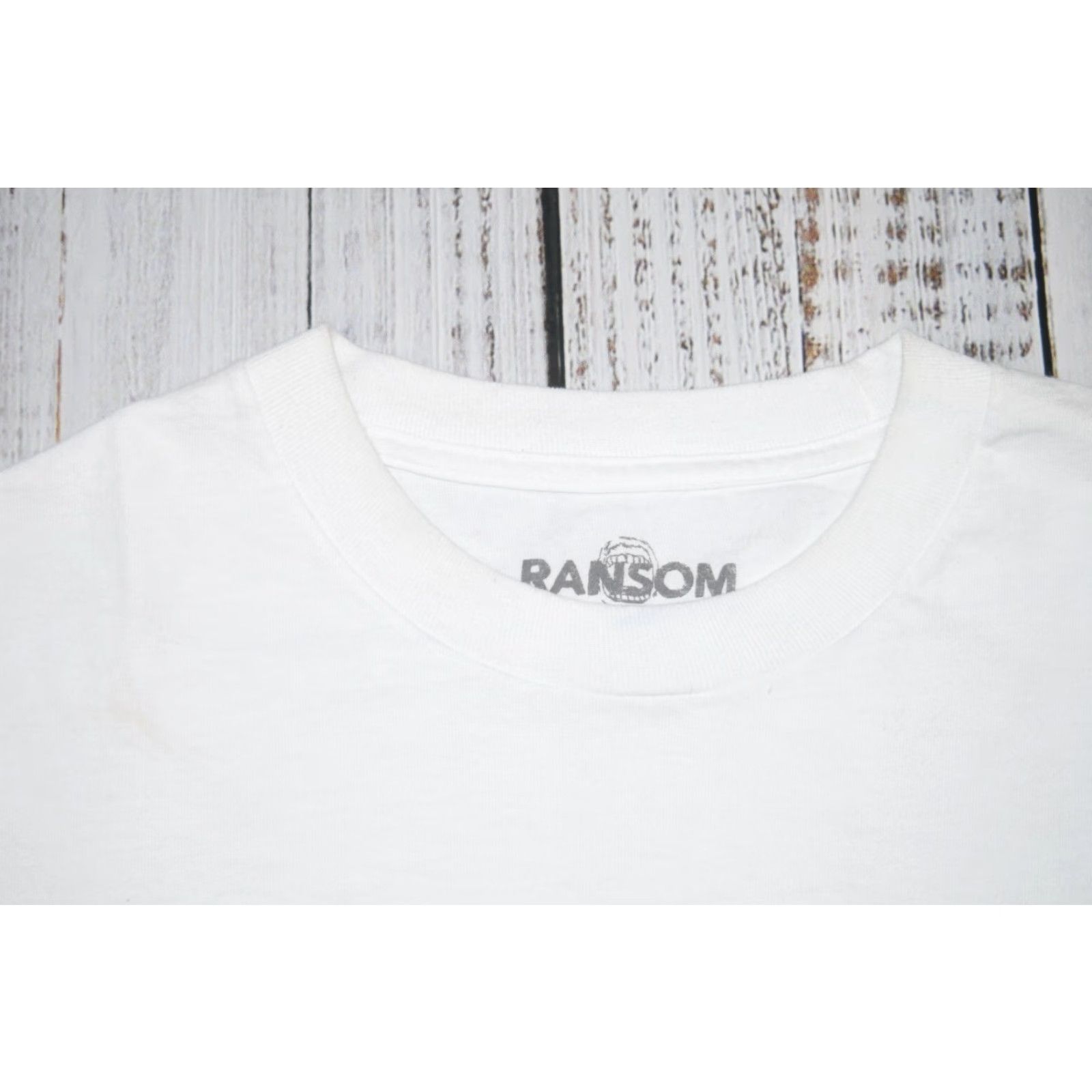 Vintage Ransom Immortal X Ransom T-Shirt Mens Large White Graphic Tee Skate Rap Devil 90s Size US L / EU 52-54 / 3 - 4 Thumbnail