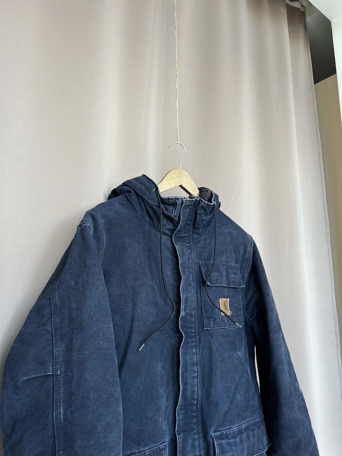 Carhartt Carhartt Siberian Parka Coat Mens M Padded Navy Blue Vintage Size US M / EU 48-50 / 2 - 3 Thumbnail