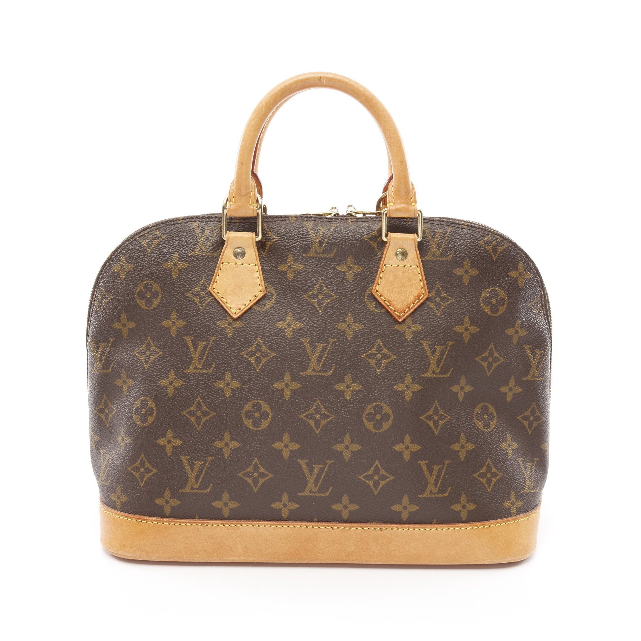 Louis Vuitton Louis Vuitton Alma Pm Monogram Handbag Leather Brown Size ONE SIZE - 1 Thumbnail