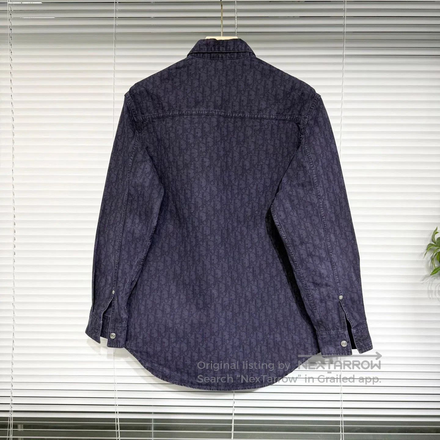 Dior DIOR Oblique Denim Shirt Jacket Navy. Size S / US 4 / IT 40 - 2 Thumbnail