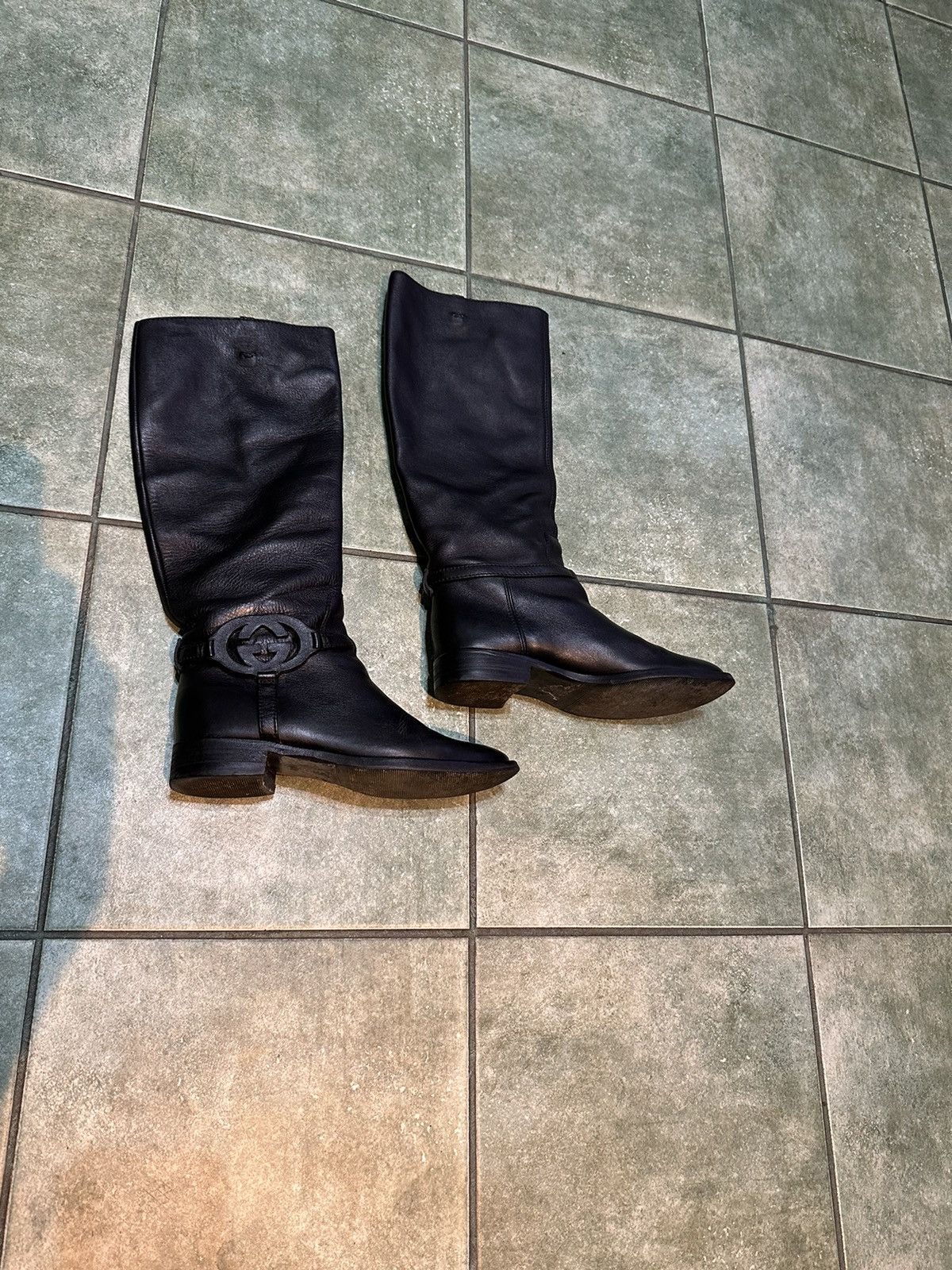 Cowboy Equipment × Gucci Gucci cowboy womens leather boots size 35 Size US 5 / IT 35 - 2 Thumbnail
