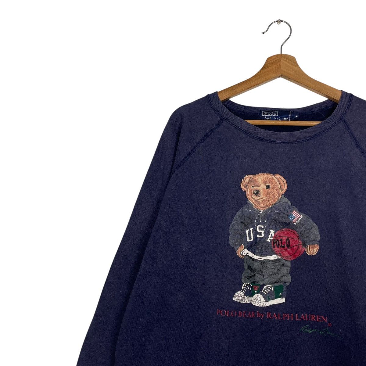 Polo Ralph Lauren Vintage Polo Bear Ralph Lauren Sweatshirt Size US M / EU 48-50 / 2 - 6 Thumbnail