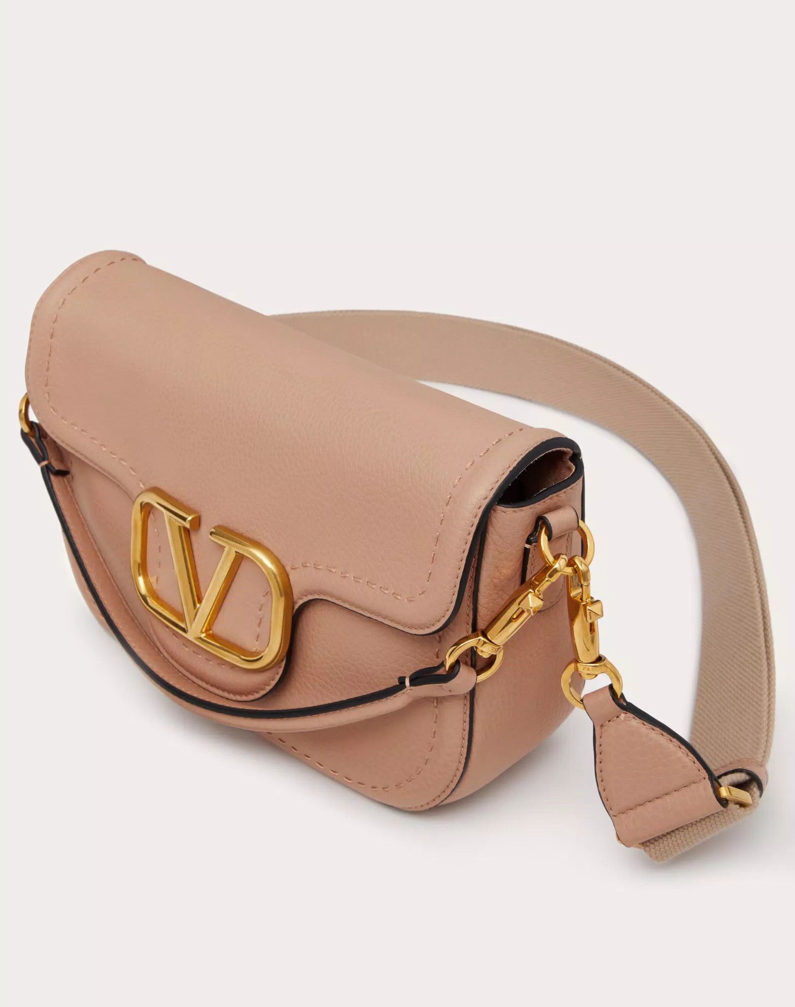 Valentino o1s22i1n0924 Size: OS / Leather Shoulder Bag in Pink Size ONE SIZE - 5 Thumbnail