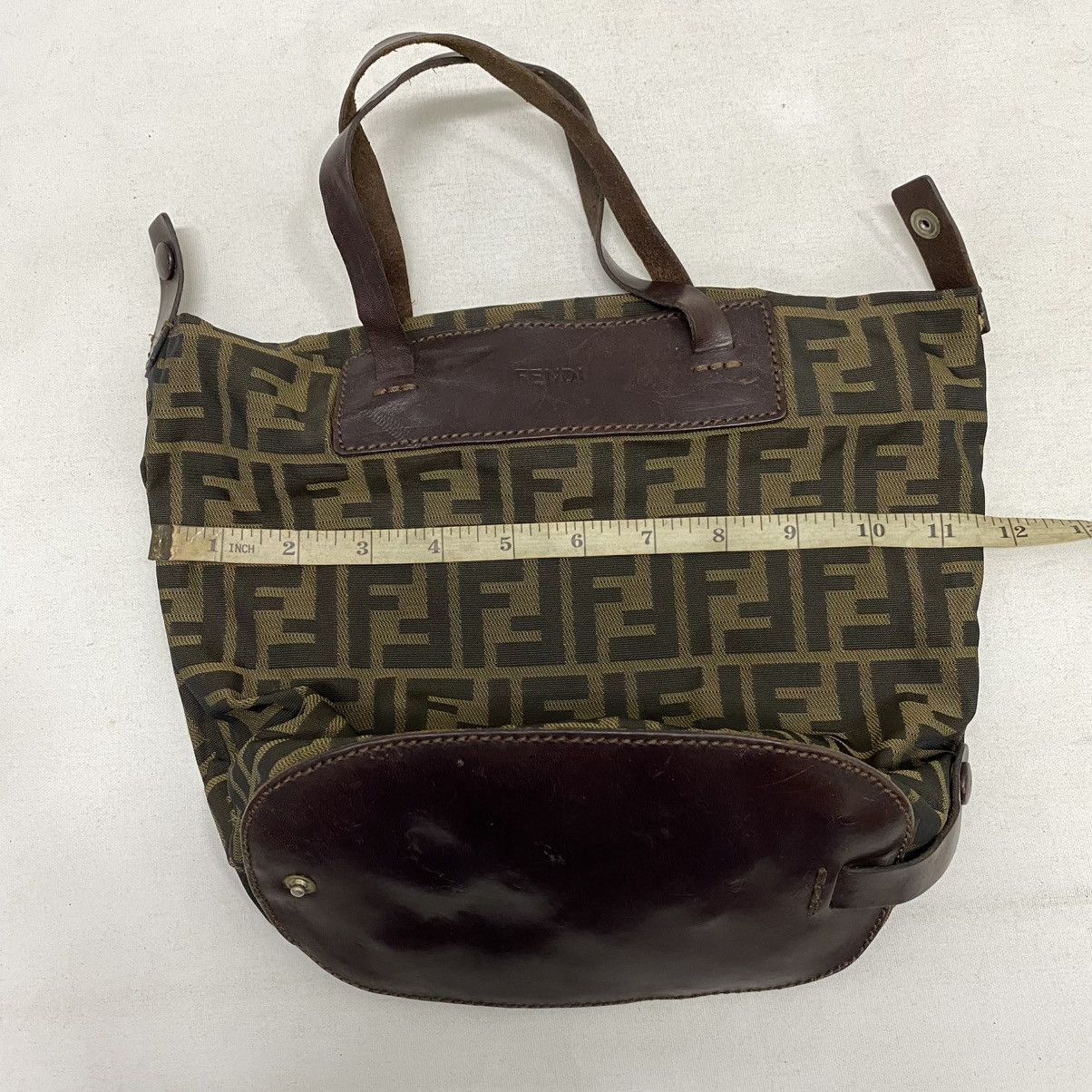 Fendi ‼️YES‼️ AUTHENTIC FENDI FF ZUCCA FORDABLE BAG Size ONE SIZE - 13 Thumbnail