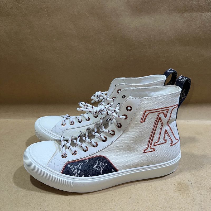 Louis Vuitton Louis Vuitton Tattoo Monogram High-Top Sneakers 0079 Size US 9.5 / EU 42-43 - 1 Thumbnail