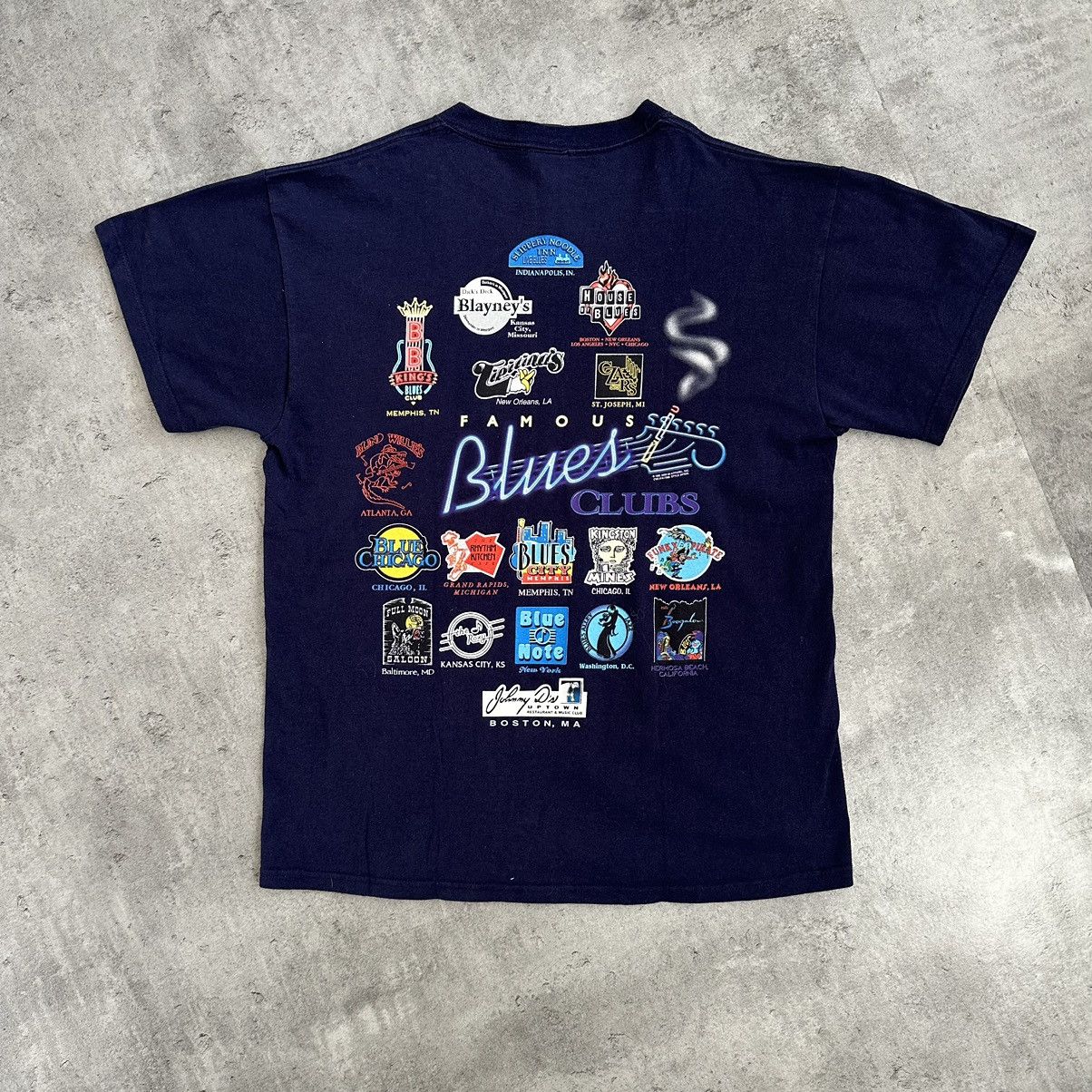 Band Tees Tshirt Famous Blues Clubs 2000 USA jazz music Size US L / EU 52-54 / 3 - 1 Thumbnail