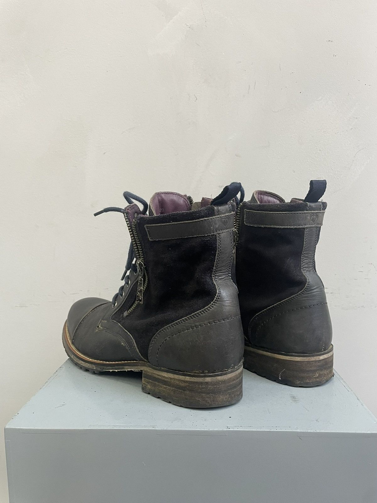 Undercover Combat boots zipper guidi style lace up avant garde vintage Size US 8 / EU 41 - 7 Thumbnail