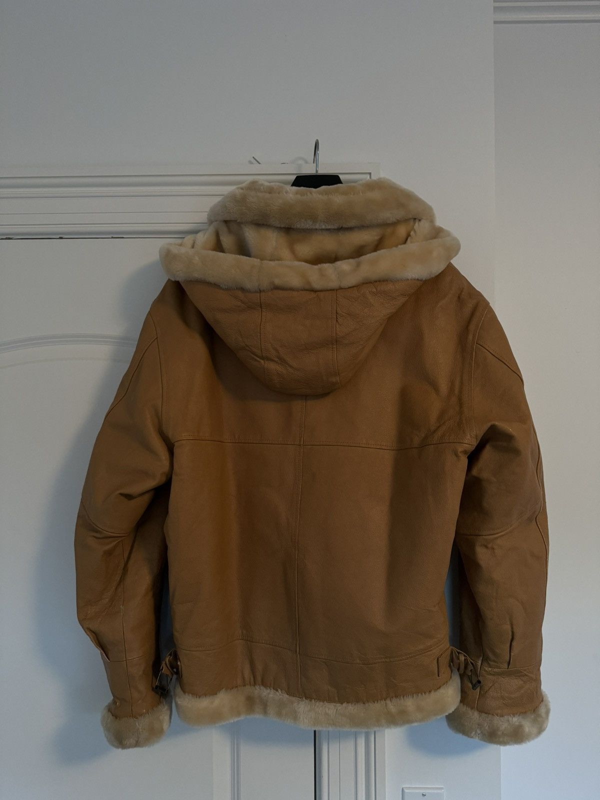 Vintage Heavy Leather Coat with Fur Lining Size US L / EU 52-54 / 3 - 4 Thumbnail