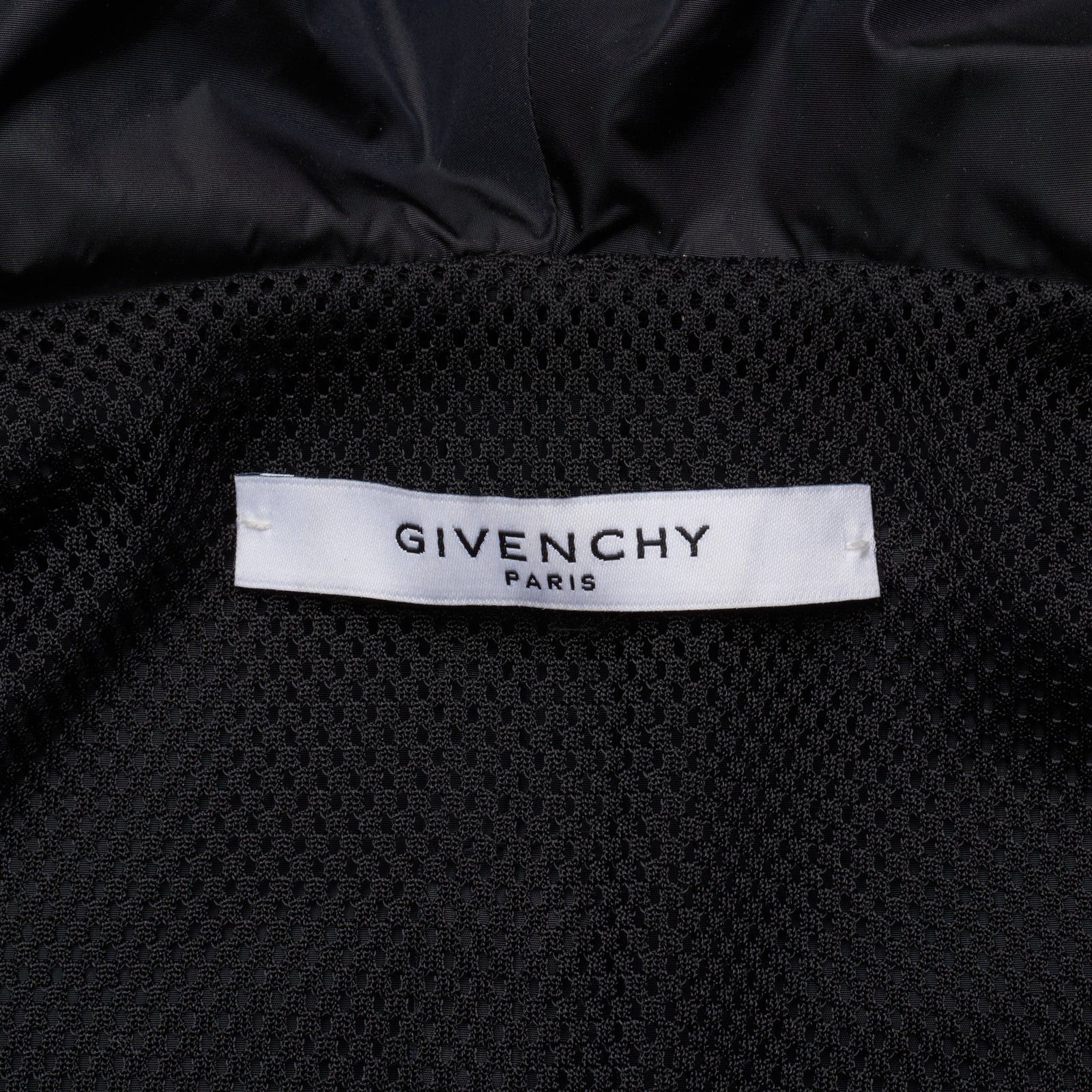 Givenchy GIVENCHY Paris Black Hooded Windbreaker Jacket EU 48 Size US S / EU 44-46 / 1 - 6 Thumbnail