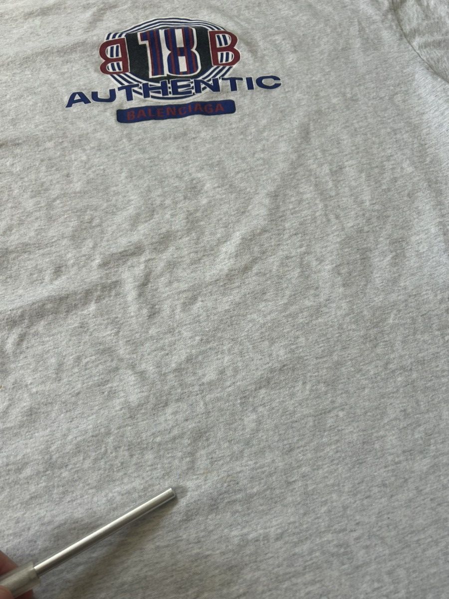 Balenciaga Balenciaga Authentic Tee Grey SS17 Size US S / EU 44-46 / 1 - 3 Thumbnail