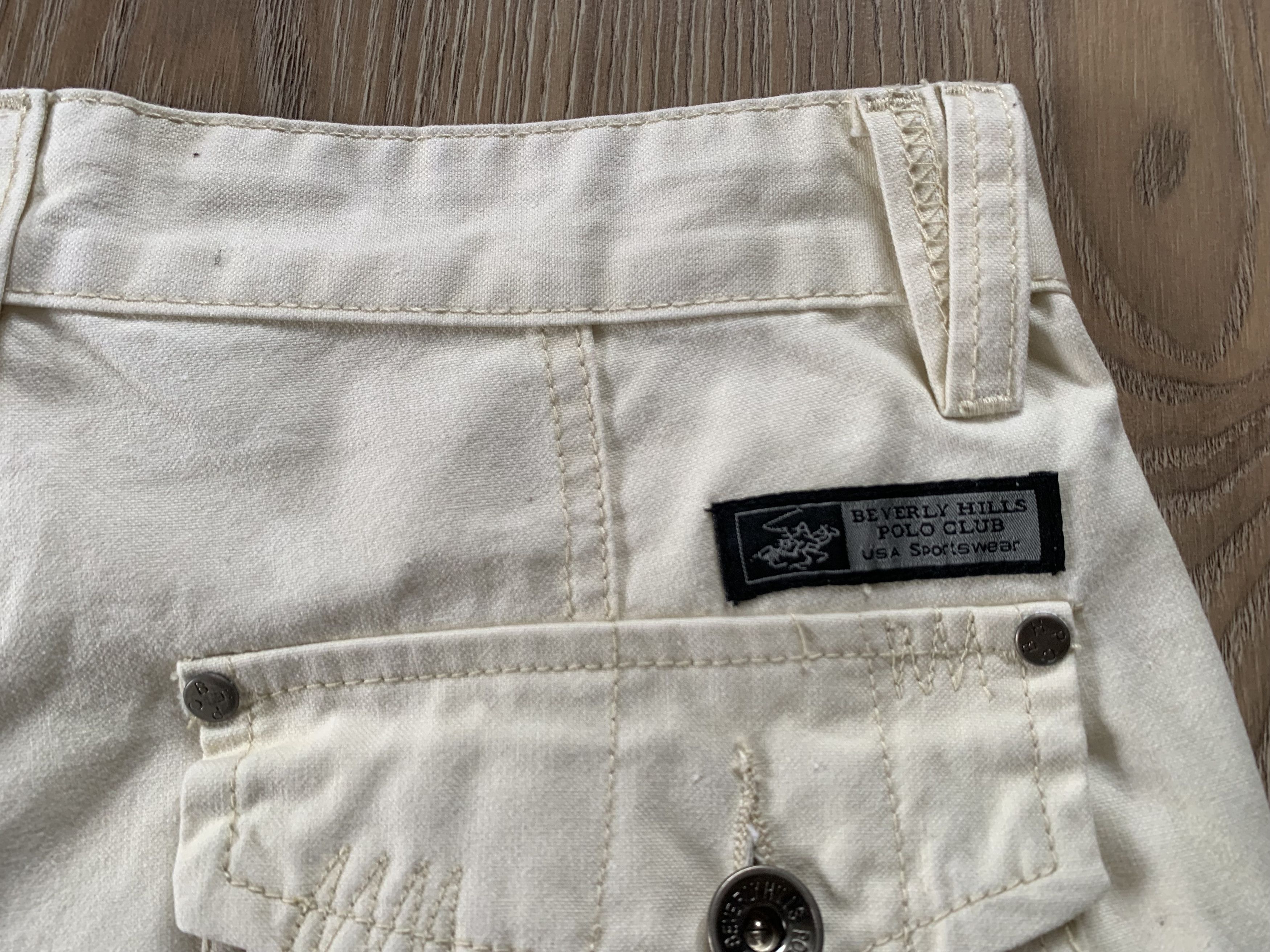 Beverly Hills Polo Club × Vintage Beverly Hills Polo Club Vintage Cargo Denim Shorts Size US 32 / EU 48 - 6 Thumbnail