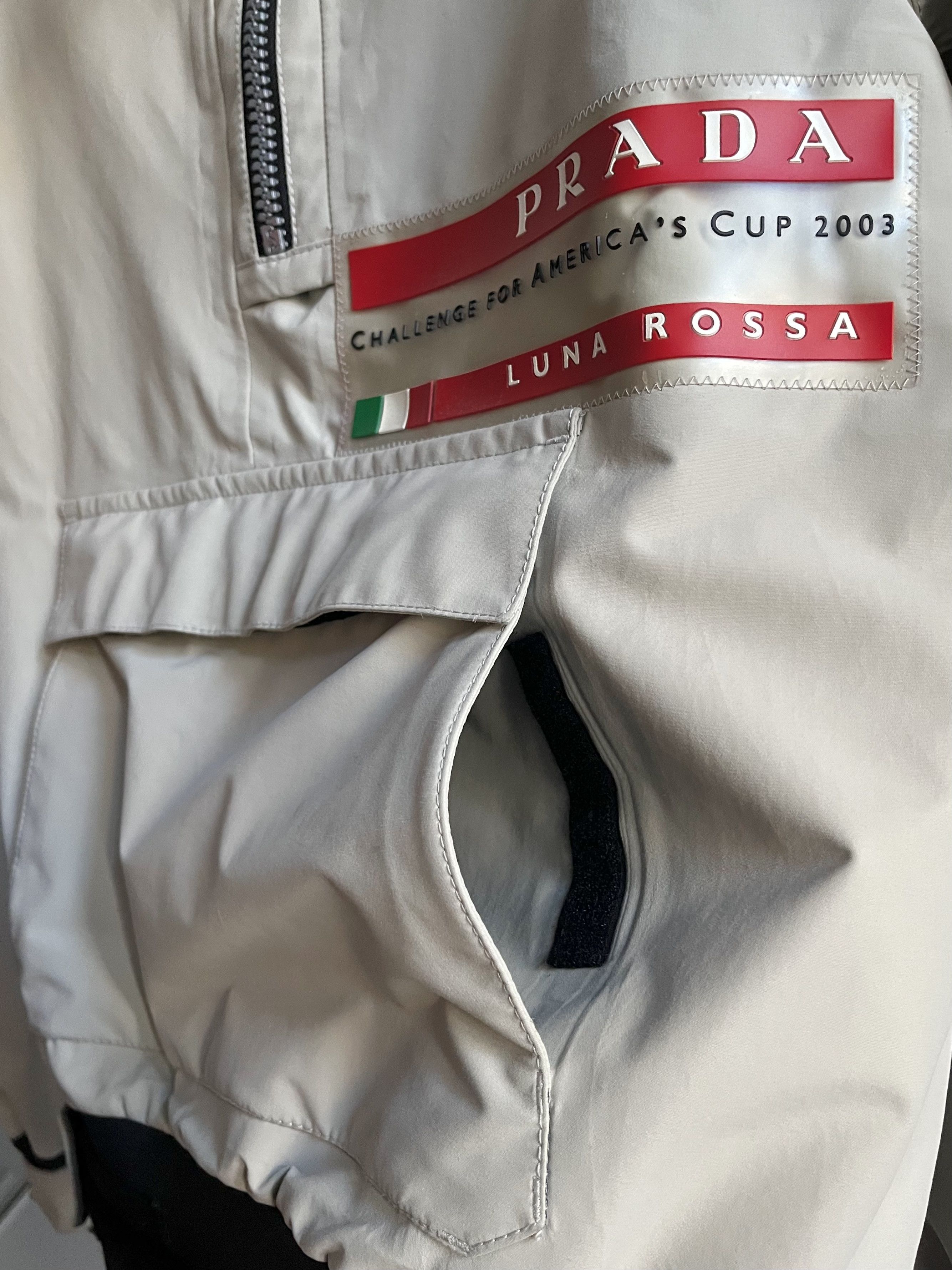 Prada 2003 Prada Luna Rossa Half Zip Sailing Jacket Size US L / EU 52-54 / 3 - 10 Thumbnail