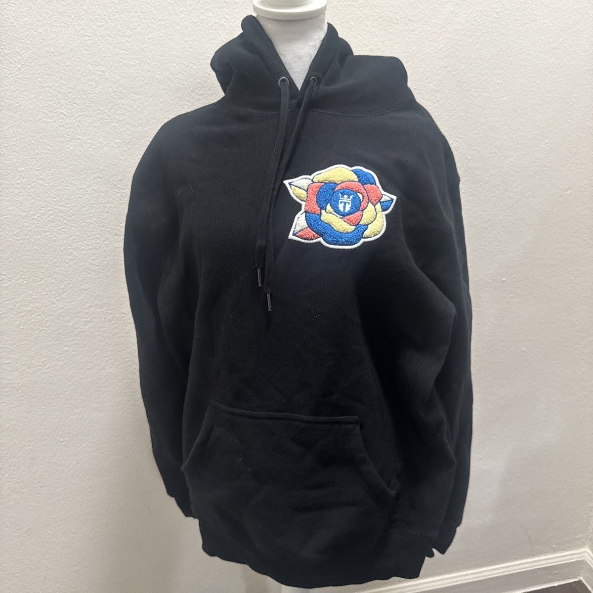 Other Teeqo Black Floral Pullover Hoodie Size US S / EU 44-46 / 1 - 2 Thumbnail
