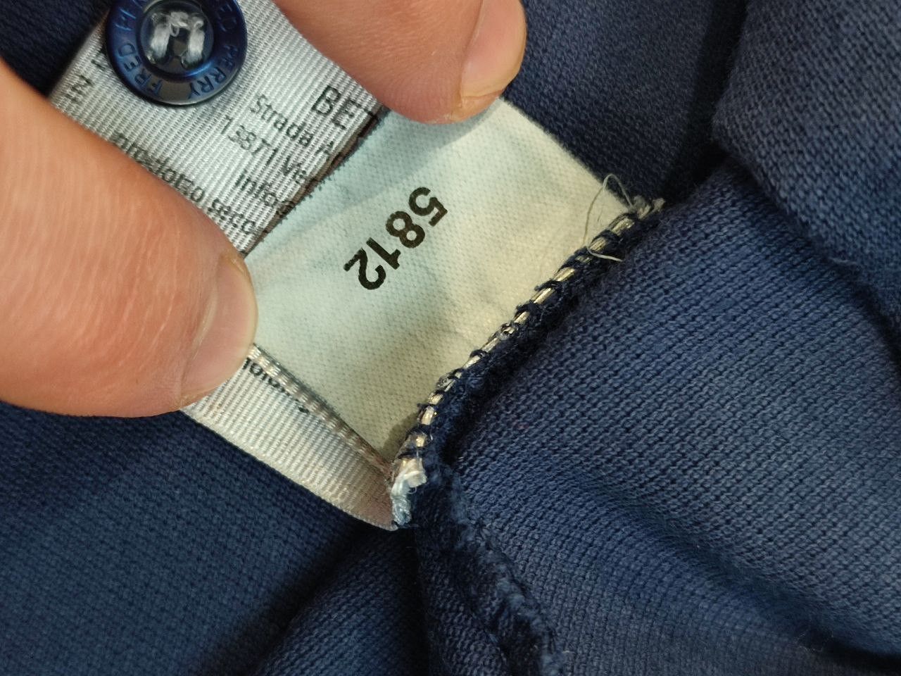 Fred Perry Vintage Fred Perry long sleeve polo shirt Blue 90s Itali Size US XL / EU 56 / 4 - 13 Thumbnail