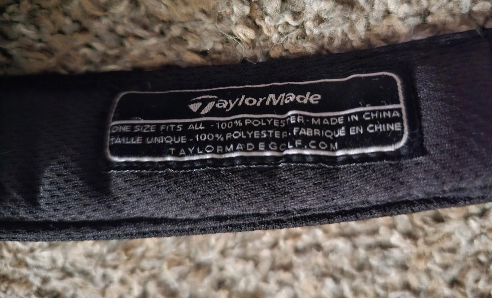 TaylorMade TaylorMade Golf Lethal RBZ Golf Visor Strapback Hat Black Size ONE SIZE - 4 Thumbnail
