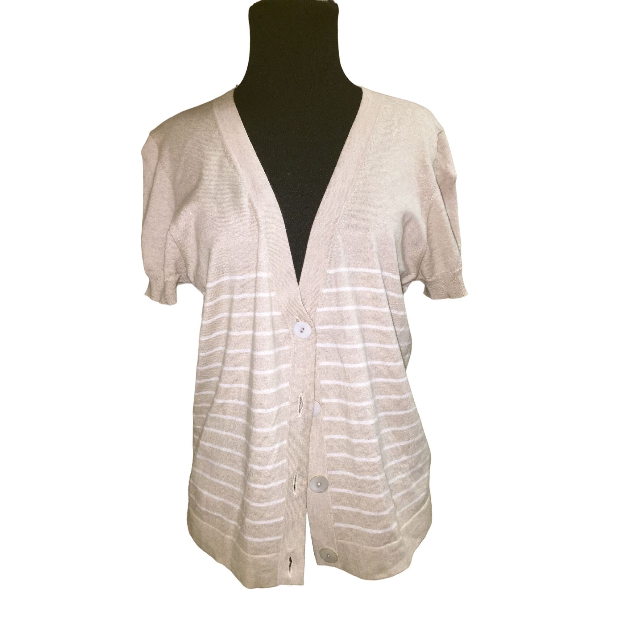Other Womens Pure Collection Size 8/10 Short Sleeved Button up Str Size M / US 6-8 / IT 42-44 - 1 Thumbnail