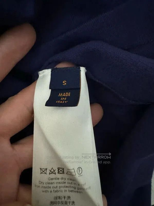 Louis Vuitton Louis Vuitton Blue Wool Logo Embroidered Knitwear . Size US S / EU 44-46 / 1 - 4 Thumbnail