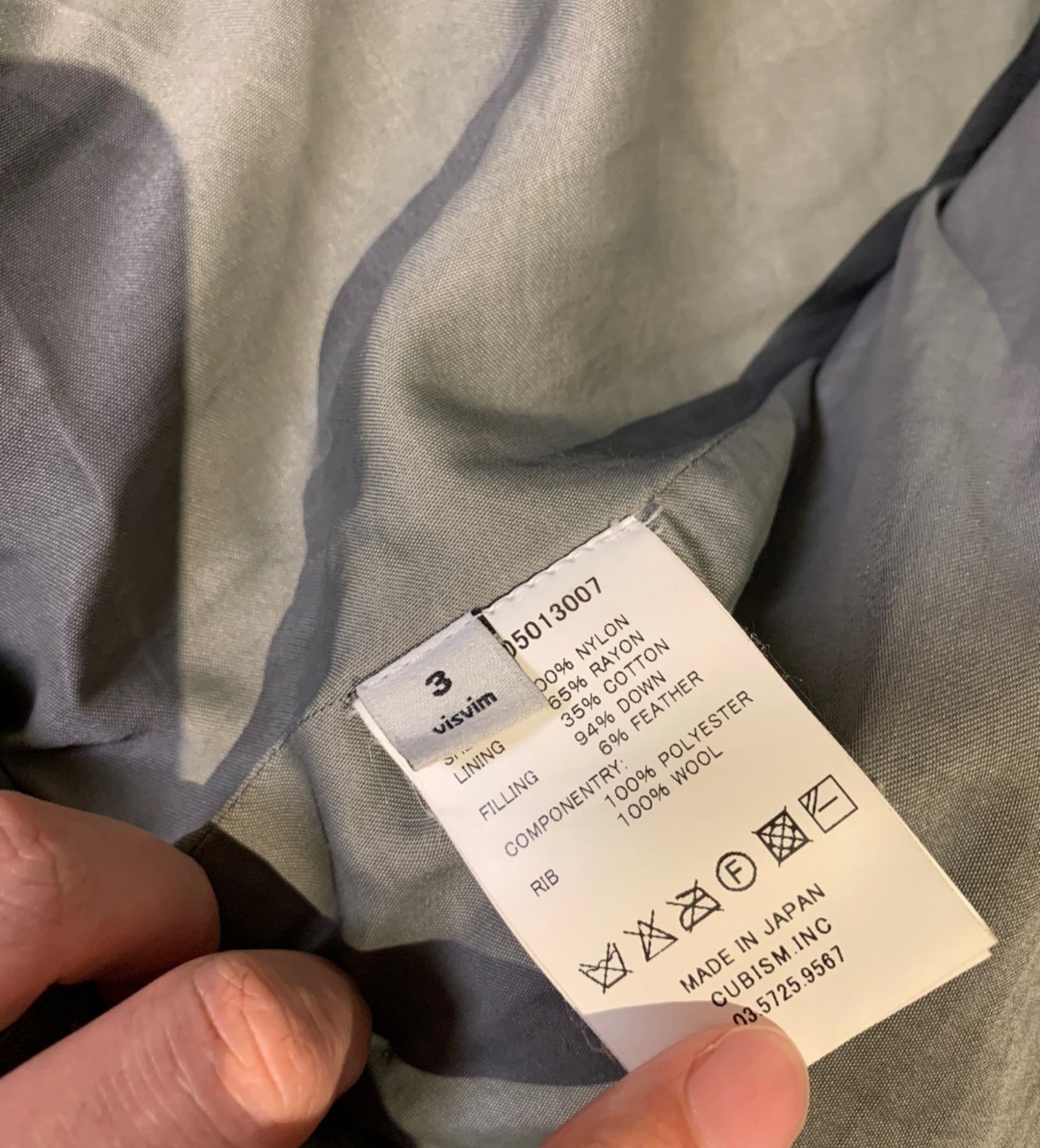 Visvim VisvimVISVIM SANJURO KIMONO DOWN JKT 15AW-2504 Size US L / EU 52-54 / 3 - 4 Thumbnail