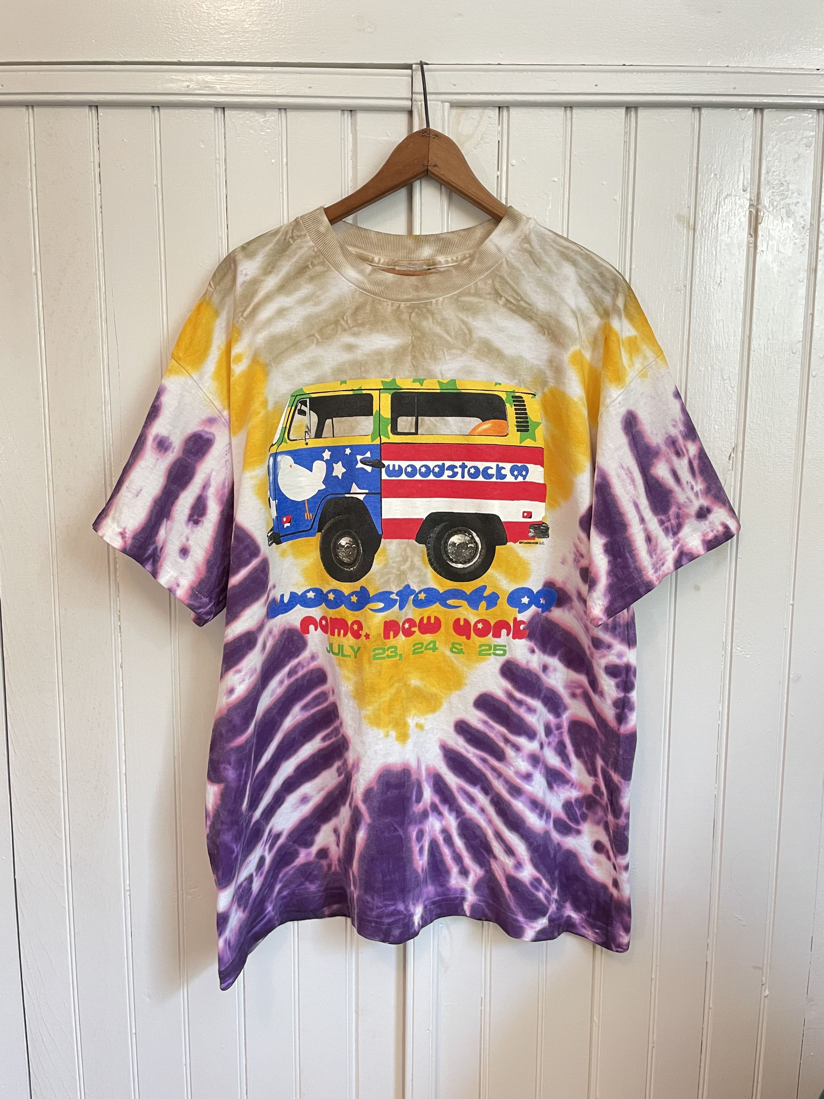 Band Tees × Vintage Vintage Woodstock 99 Shirt Size US XL / EU 56 / 4 - 1 Thumbnail