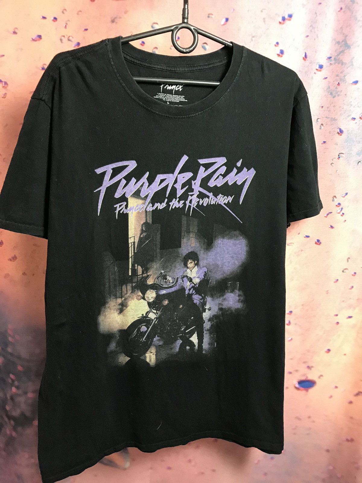 Band Tees × Vintage Vintage Prince Purple rain streetwear band tee Size US L / EU 52-54 / 3 - 2 Thumbnail