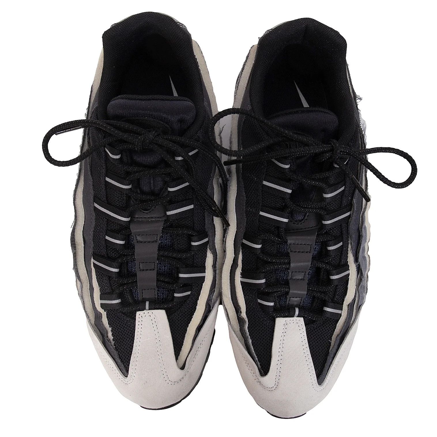 Comme des Garcons Homme Plus Nike Air Max 95 Sneakers in Gray and Black Size 28 Size US 12 / EU 45 - 2 Thumbnail