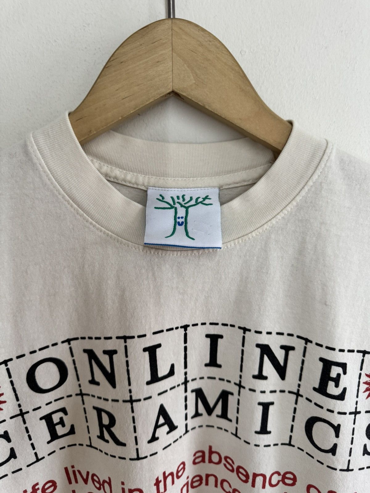 Online Ceramics Online Ceramics Graphic T Shirt 'LSD Head' White Size M Size US M / EU 48-50 / 2 - 3 Thumbnail
