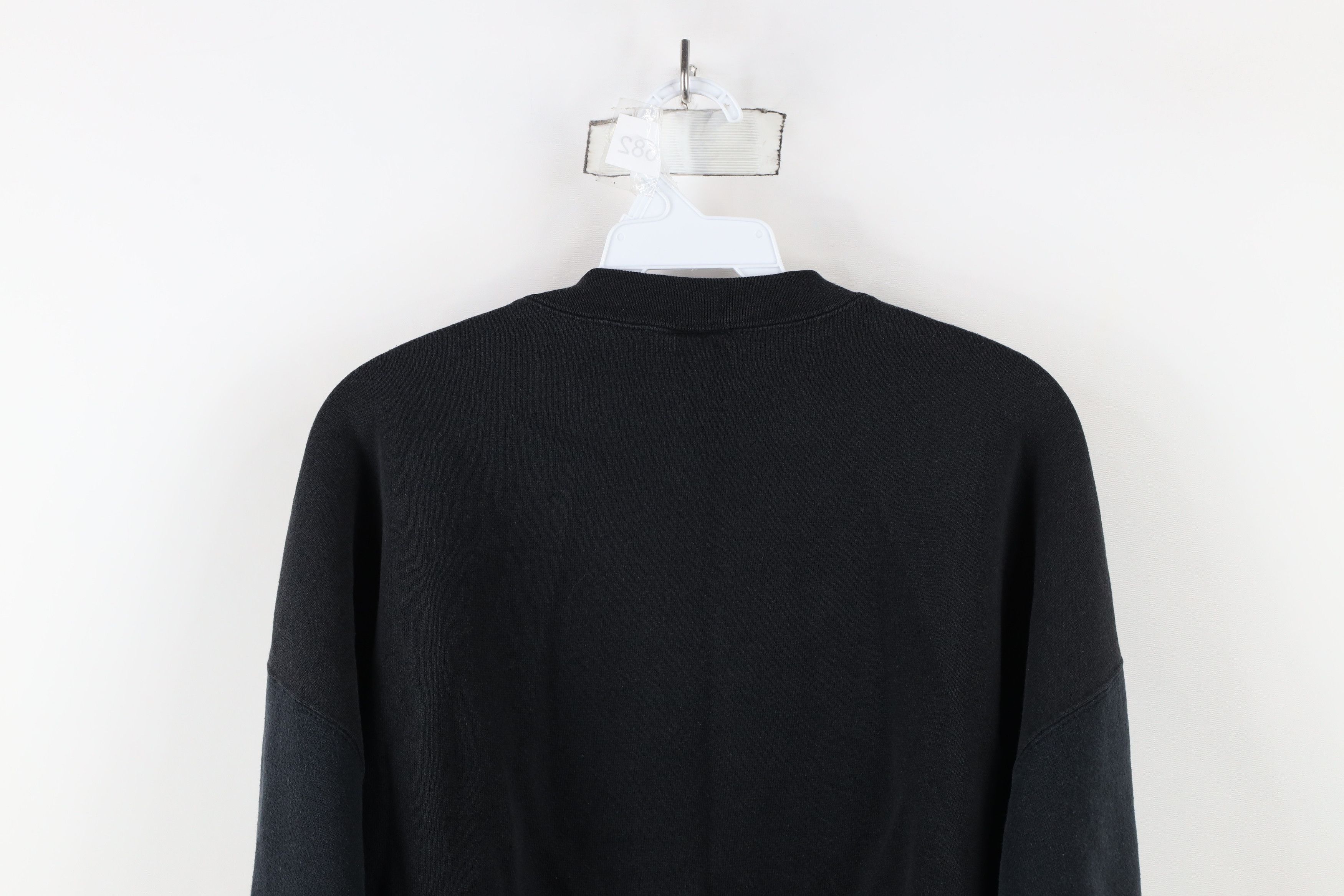 Vintage Vintage 90s Streetwear Fit Crewneck Sweatshirt Black USA Size US XXL / EU 58 / 5 - 10 Thumbnail