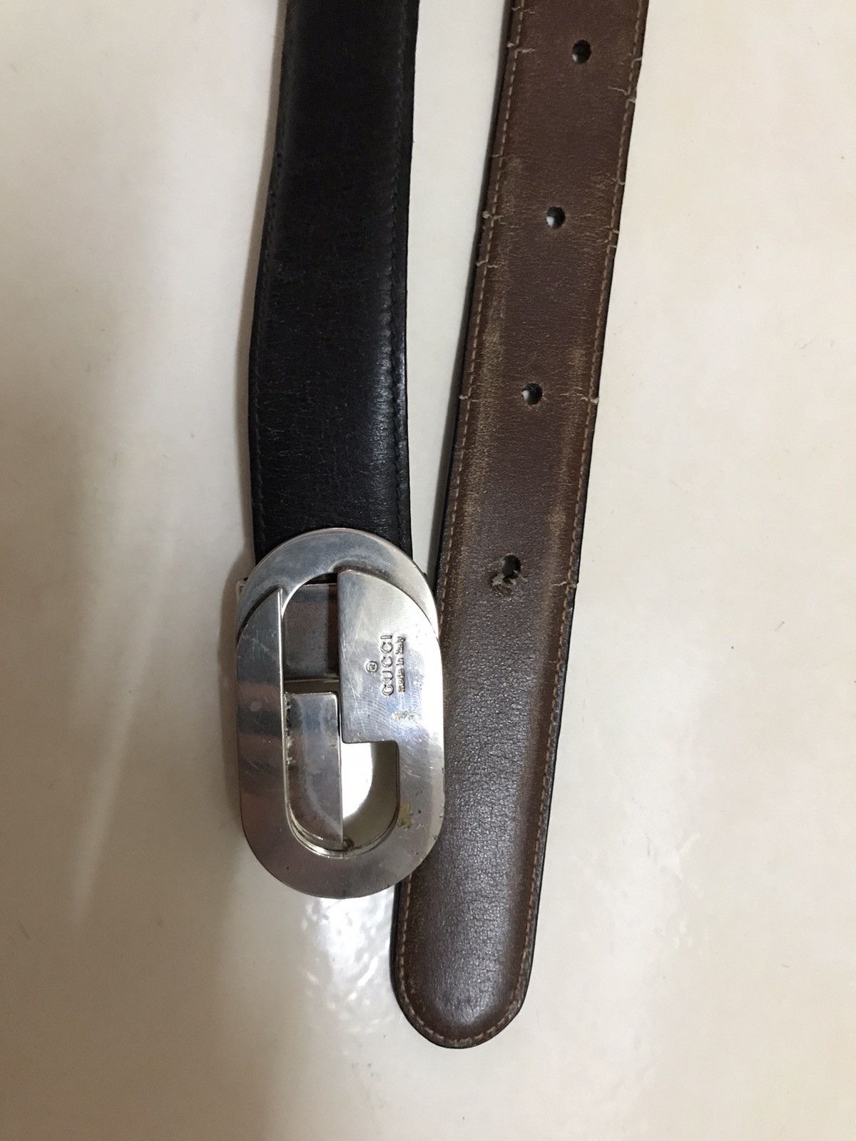Gucci Vintage Gucci Rectangle GG Belt Size ONE SIZE - 9 Thumbnail