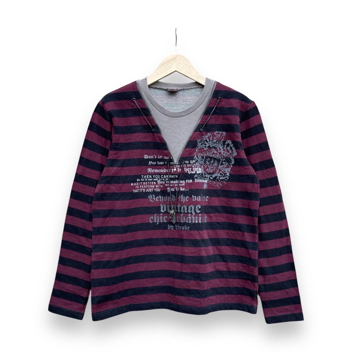 If Six Was Nine × Japanese Brand × KMRii Lieobe poem longsleeve Size US L / EU 52-54 / 3 - 1 Thumbnail