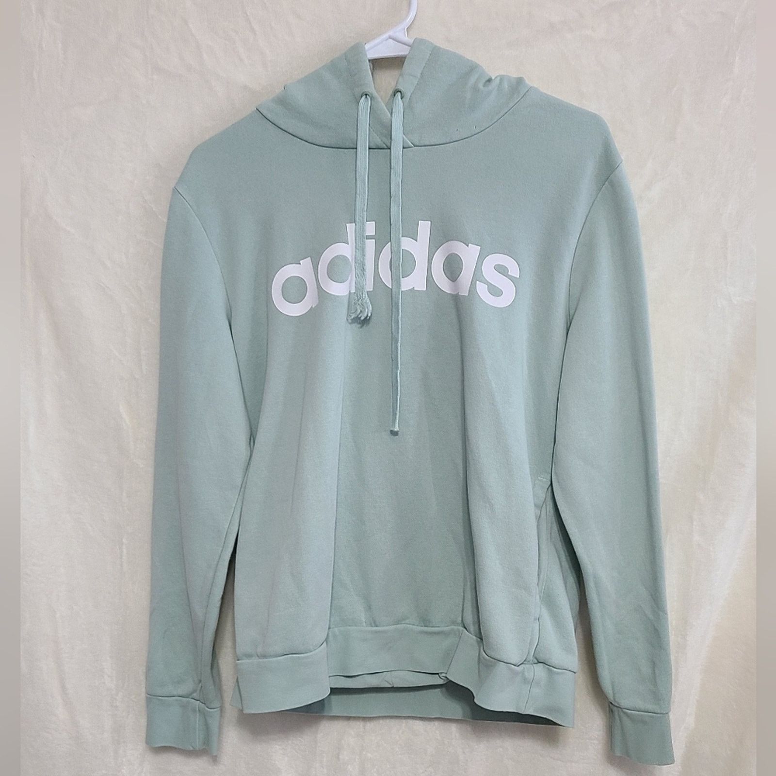 Adidas Adidas Women's Soft Green Hoodie Size L Size L / US 10 / IT 46 - 1 Thumbnail