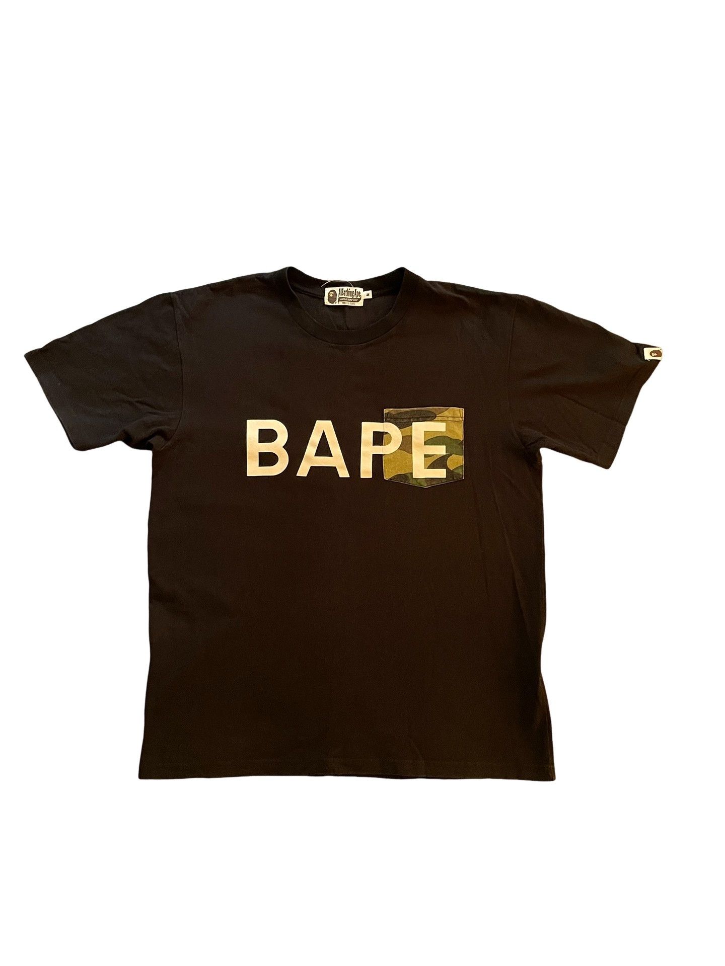 Bape A Bathing Ape Camo Pocket T-Shirt Size M Size US M / EU 48-50 / 2 - 1 Thumbnail