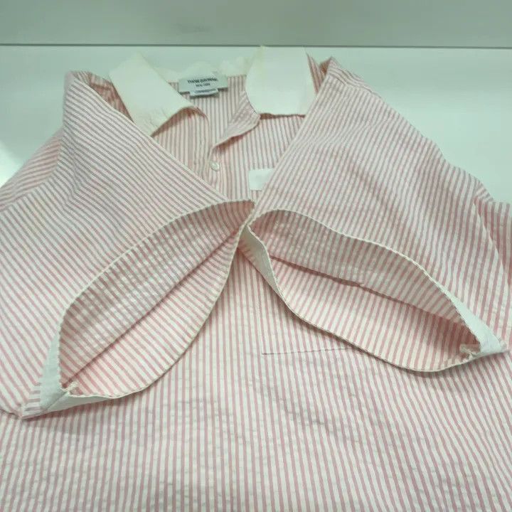 Thom Browne Thom Browne Casual Fashion Short Sleeve Shirt -2507 Size US M / EU 48-50 / 2 - 3 Thumbnail