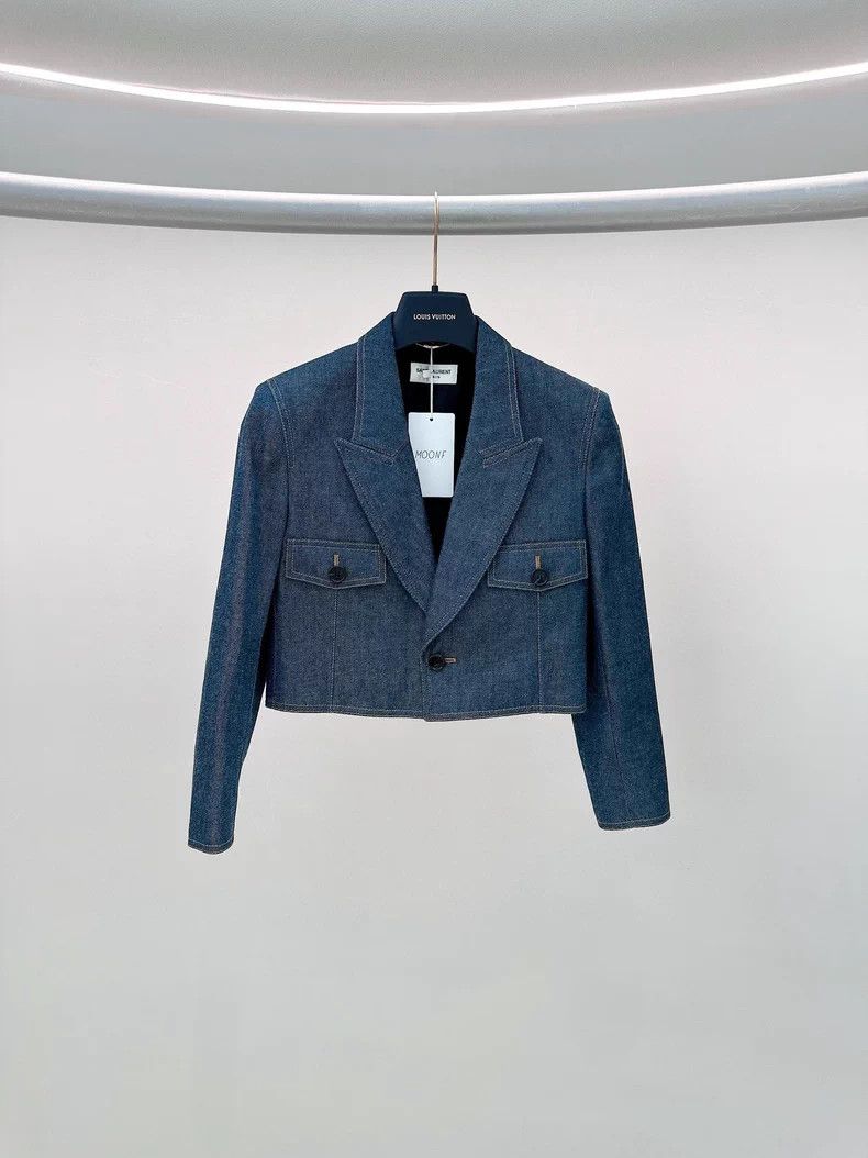 Saint Laurent Paris Saint Laurent Paris Short denim jacket Size XXS / US 00 / IT 34 - 1 Thumbnail