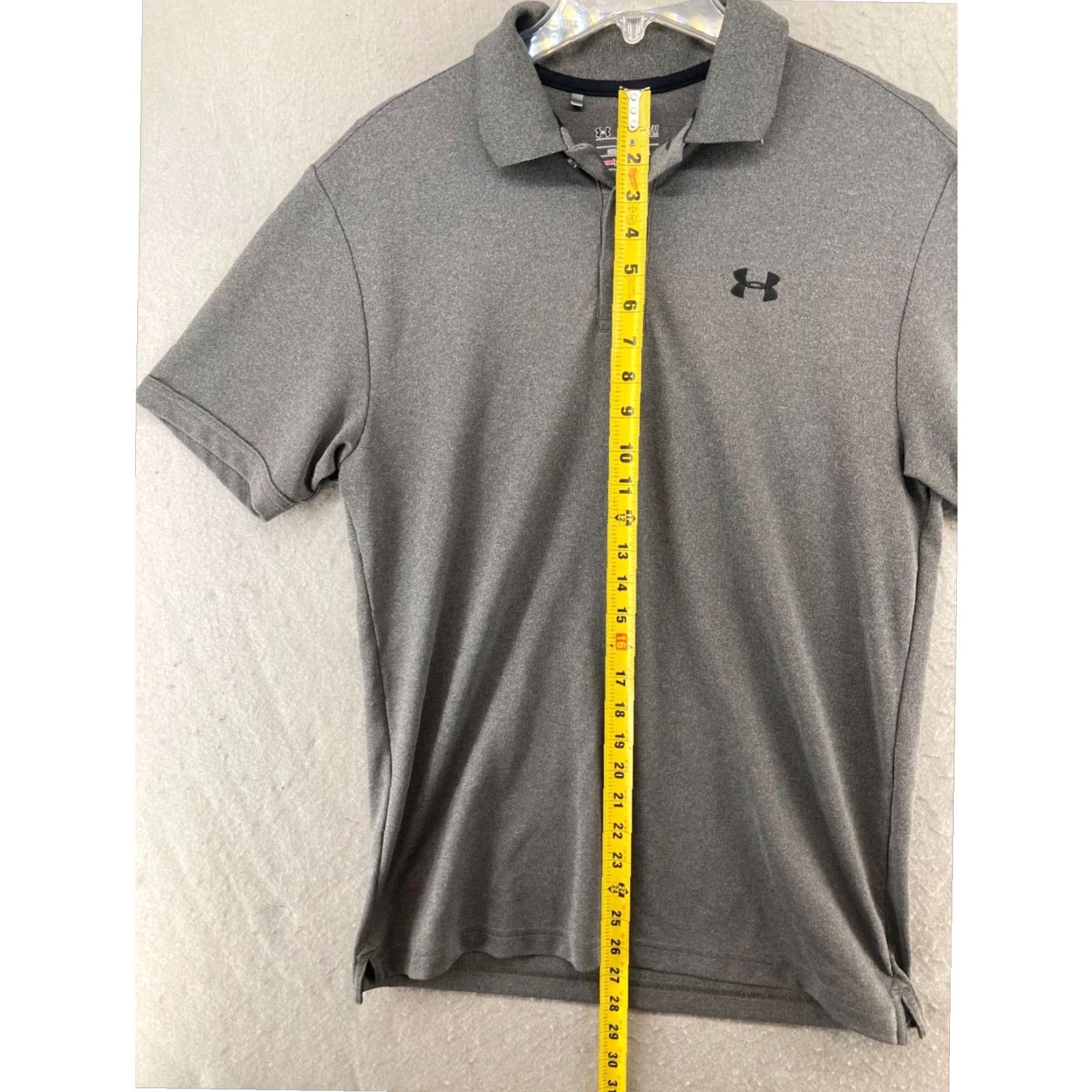 Under Armour Under Armour Golf Polo Shirt Mens Gray Short Sleeve Medium Size US M / EU 48-50 / 2 - 3 Thumbnail