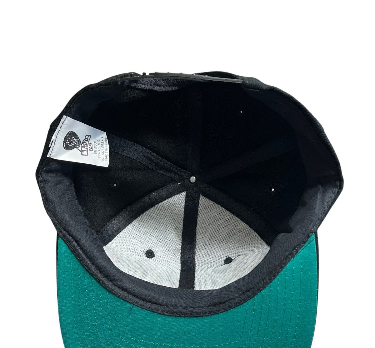 Vintage North Side Old English Snapback Hat Vintage Wool Blend Rap Size ONE SIZE - 6 Thumbnail