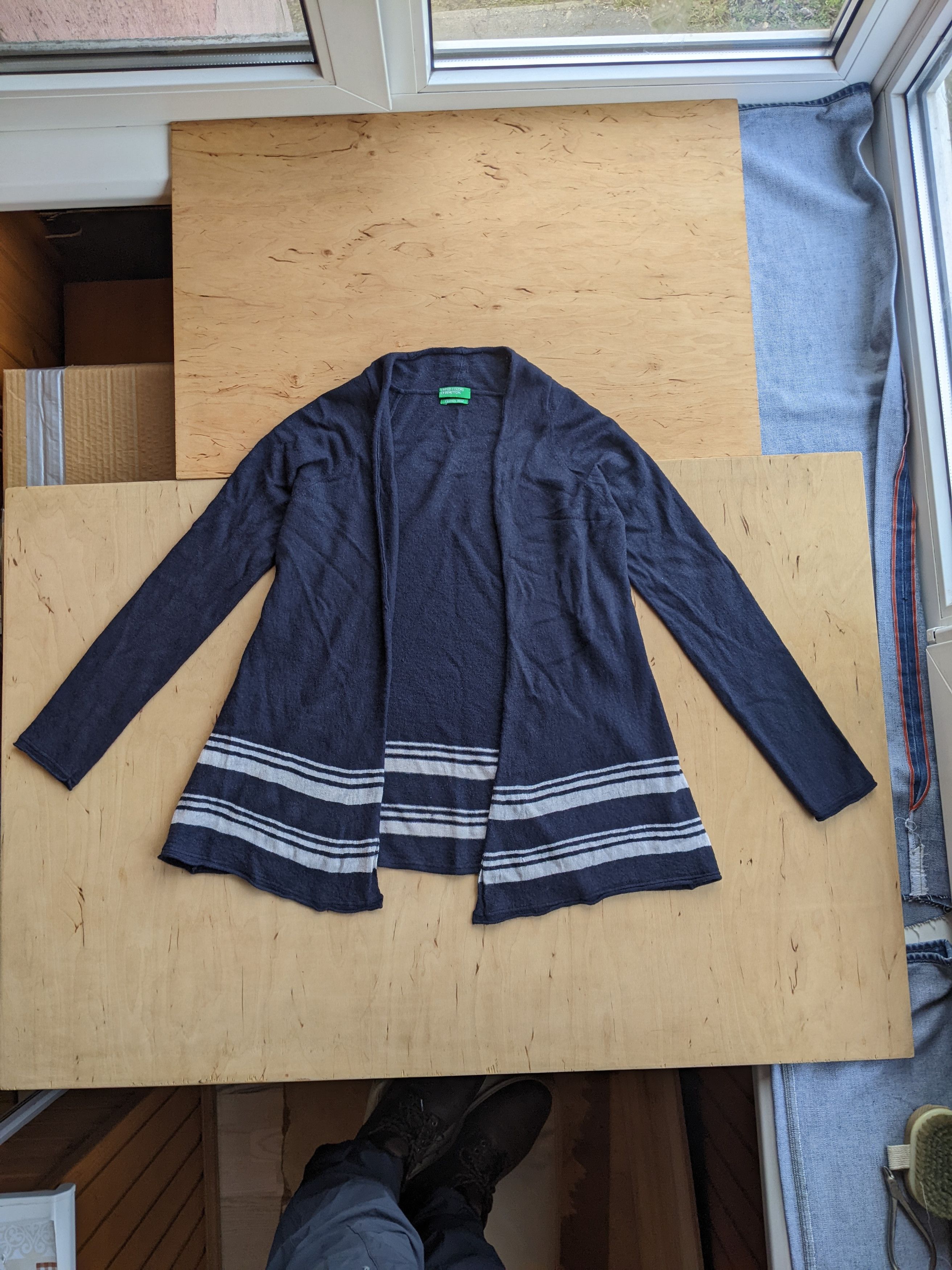 United Colors Of Benetton Benetton Womens Cardigan Sweater Knitwear Polo Ralph Lauren Size XS / US 0-2 / IT 36-38 - 1 Thumbnail