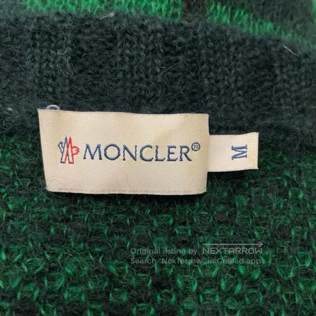 Moncler green plaid sweater by Moncler size M. Size US M / EU 48-50 / 2 - 5 Thumbnail