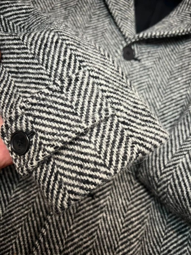 Saint Laurent Paris Saint Laurent Herringbone Wool Coat Size 5-2507 Size US L / EU 52-54 / 3 - 4 Thumbnail