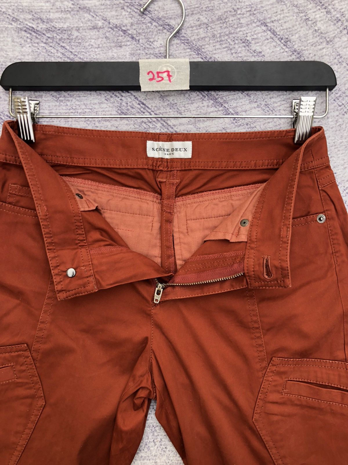 Japanese Brand Japanese Cargo Pants Multipocket Skinny Fit W27xL37.5 Size US 27 - 7 Thumbnail