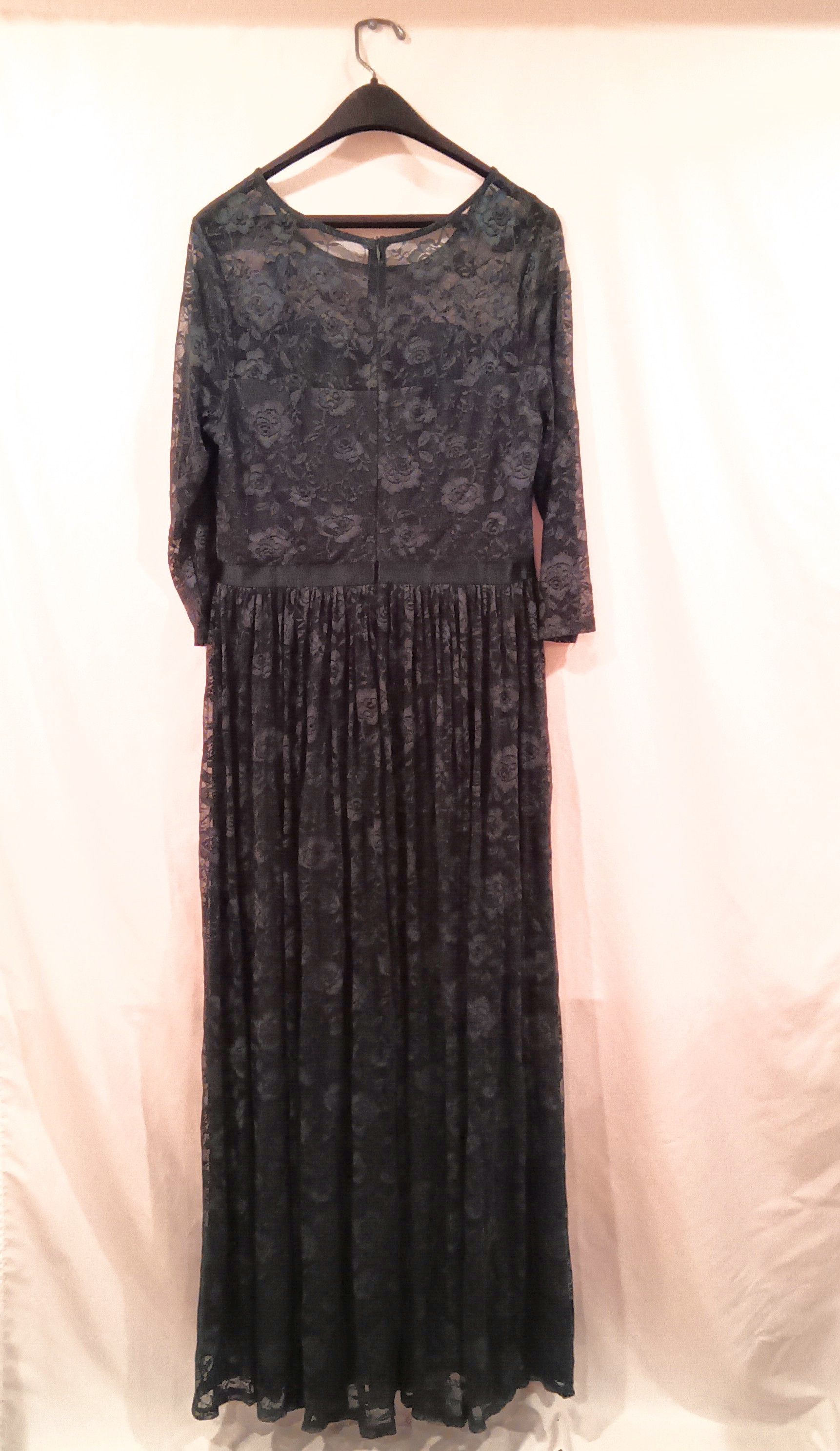 Other Wedding Gown Maxi Dress Size 2XL Green Color Floral Size XXL / US 16-18 / IT 52-54 - 3 Thumbnail