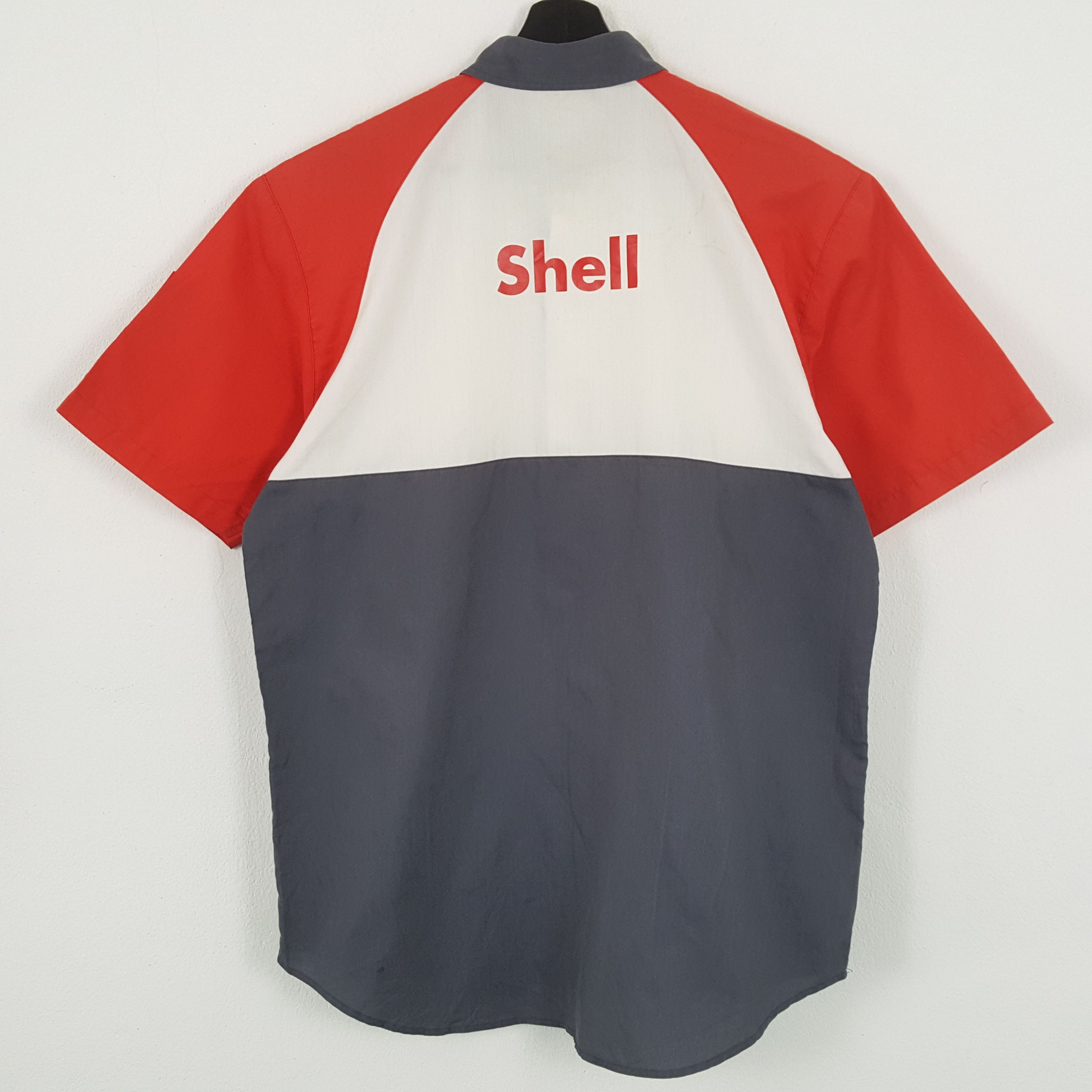 Vintage SHELL Workwear Style Jacket Size US L / EU 52-54 / 3 - 3 Thumbnail